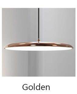 Modern Art Design LED Pendant Light UFO Round Plate Suspension Lamp For Dining Room Living Room Bedroom Table Study Hanging Lamp