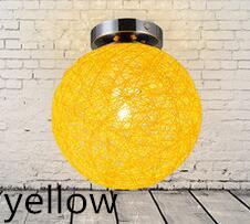 Modern Ceiling Lamp  LED Indoor Light Hemp And iron Pendant 20cm Lamp The Restaurant Shops Bar Corridor Light  Fixture