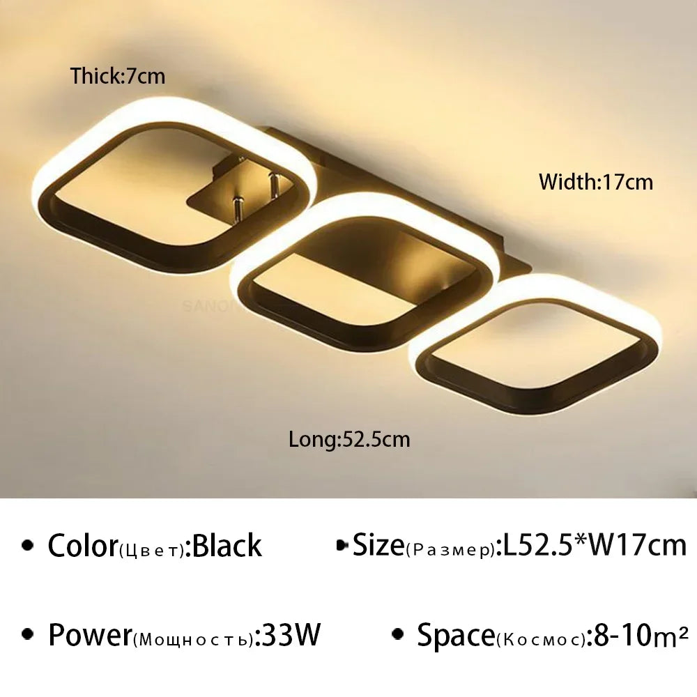 Modern LED Ceiling Lights Chandeliers for Aisle Hallway Bedroom Living Dining Room Indoor Decor Luster Ceiling Lighting Fixtures