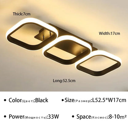 Modern LED Ceiling Lights Chandeliers for Aisle Hallway Bedroom Living Dining Room Indoor Decor Luster Ceiling Lighting Fixtures