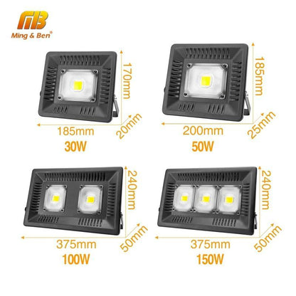 Led Floodlight AC Phyto Grow Lamp IP65 30W 50W 100W 150W Full Spectrum Outdoor Lighting Wall Lamp LED Flood Light