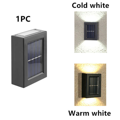 Solar Lamp Outdoor LED Lights IP65 Waterproof for Garden Decoration Balcony Yard Street Wall Decor Lamps Gardening Light