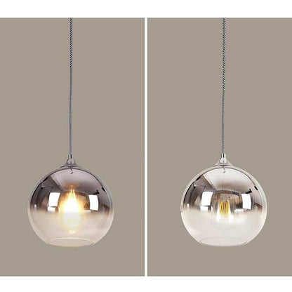 Modern Creative Personality Ball Glass E27 LED Pendant Lamp For Dining Room Living Room Bedroom Study Restaurant Aisle Hall Cafe