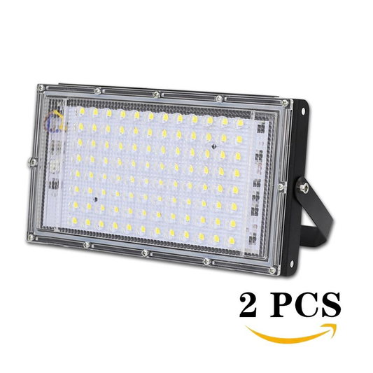 2pcs/lot LED Floodlight 100W AC Waterproof Outdoor Lights Lighting Projector LED Flood Light Outside Streetlight Spotlight
