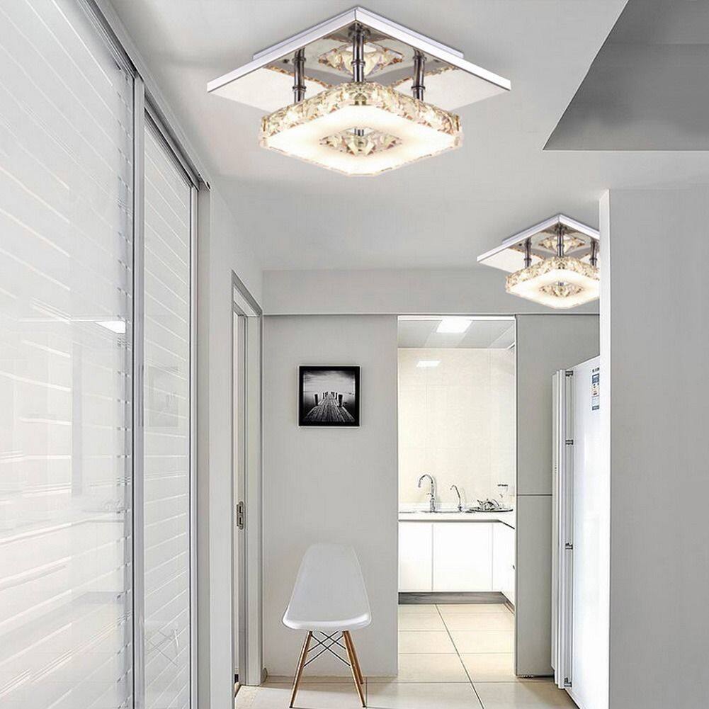 Ceiling Lights Indoor Crystal Lighting LED Luminaria Abajur Modern LED Ceiling Lamp For Living Dining Bed Room Home Decoration