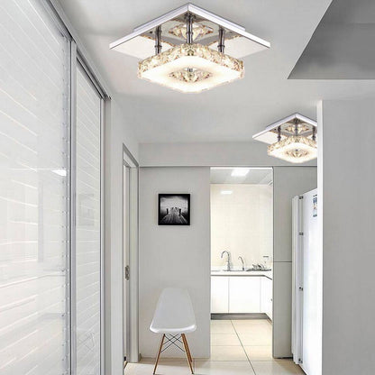 Ceiling Lights Indoor Crystal Lighting LED Luminaria Abajur Modern LED Ceiling Lamp For Living Dining Bed Room Home Decoration