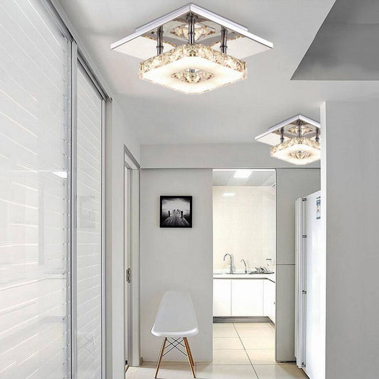 Ceiling Lights Indoor Crystal Lighting LED Luminaria Abajur Modern LED Ceiling Lamp For Living Dining Bed Room Home Decoration