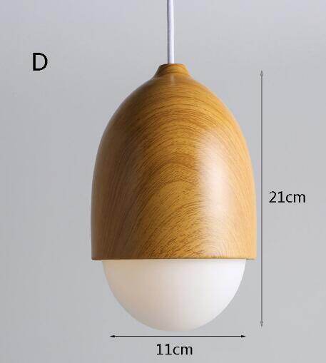 Nordic Modern Creative Decoration Hanging Lamp E27 LED Pendant Light For Kitchen Living Room Bedroom Study Aisle Book Store Cafe