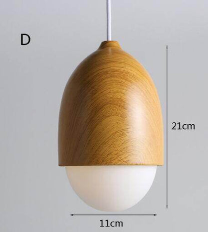 Nordic Modern Creative Decoration Hanging Lamp E27 LED Pendant Light For Kitchen Living Room Bedroom Study Aisle Book Store Cafe
