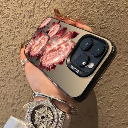 Rose Gold Lotus Flower Suitable for Apple 16 Pro Max Phone Case IPhone 15 Pro Trend 14/13/xs12/11 XSMAX