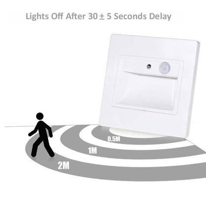 Abs Automatic PIR Sensor Stair Led Light Step Bedroom Wall Led Light Indoor Led Staircase Lighting