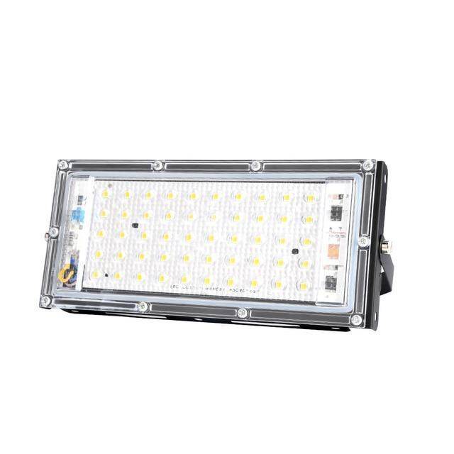 Led Spotlight Outdoor RGB Flood Light 50W 100W AC Waterproof IP66 Reflector Projector Lamp With Color Remote Controller