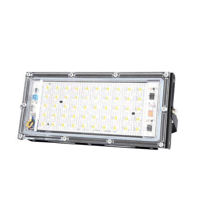 Led Spotlight Outdoor RGB Flood Light 50W 100W AC Waterproof IP66 Reflector Projector Lamp With Color Remote Controller