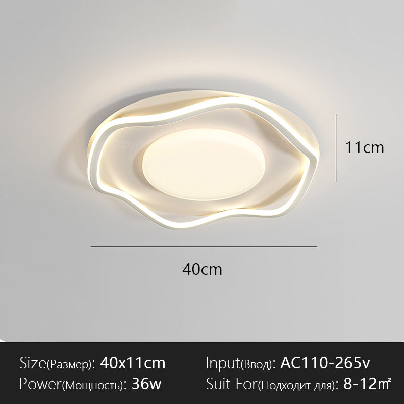Modern Simple LED Ceiling Lights For Living Dining Room Bedroom Balcony Home Indoor Lighting Decoration