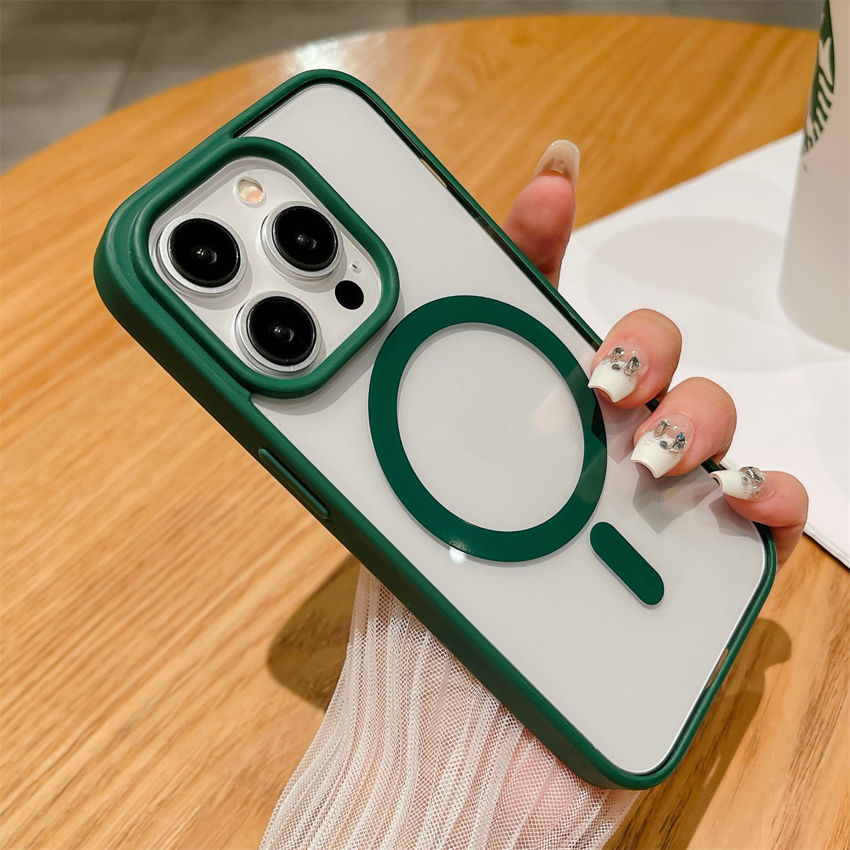 Luxury Shockproof For Magsafe Wireless Charge Case for iPhone 17 16 15 14 13 12 11 Pro Max XR Air Clear Magnetic Bumper Cover