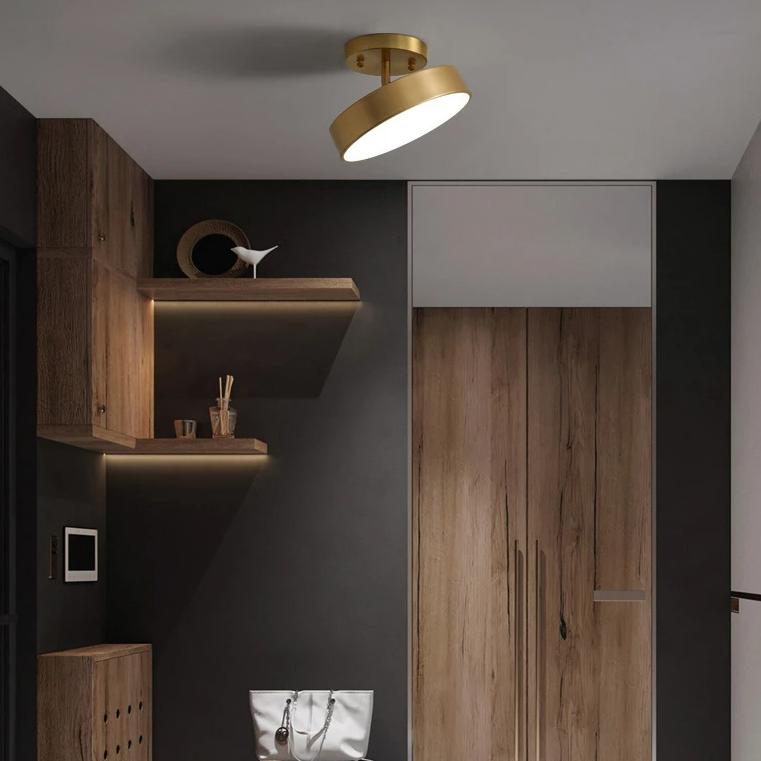 Creative Aisle Light Corridor Stairs Full Copper Lamp