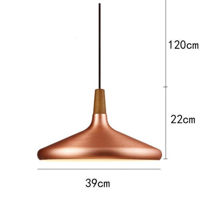 Brushed Gold/Silver Modern Pendant Lights Industrial  Kitchen Pendant Lamp Shade Light For Dining Room Kitchen Decoration