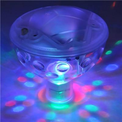 Underwater LED Disco Light Pool light Floating Glow Show Swimming Pool Hot Tub Spa Lamp lumiere disco piscine