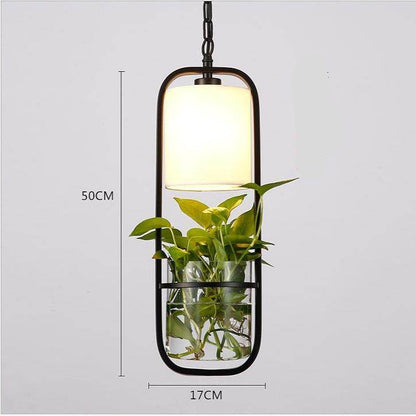Garden Flowers and Plants Chandelier Dining Room Bedroom Creative Cloth Cover Corridor Bar Balcony Iron Water Chandelier