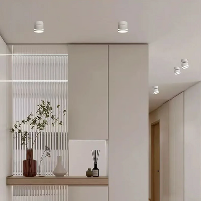 Rotating LED Full Spectrum Surface Mounted Dimmable Downlight  Anti Glare Ceiling Lamp 5W7W10W15W20W Spotlight Indoor