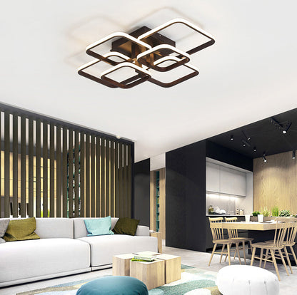Rectangle Acrylic Aluminum Modern Led ceiling lights for living room bedroom  White Ceiling Lamp Fixtures