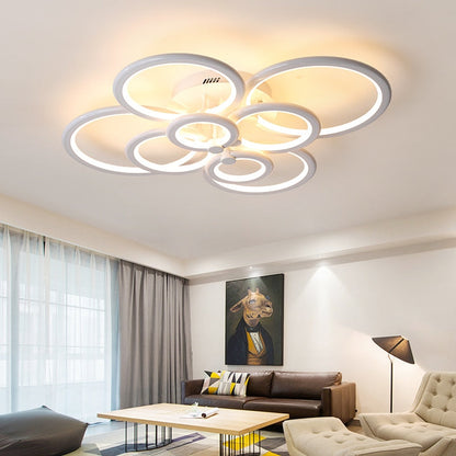 Gleam RC Modern Led Ceiling Lights For Living Room Bedroom Study Room Ceiling Lamp Plafondlamp White Color