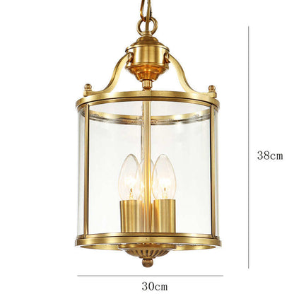 Bar Porch Corridor Chandelier Simple Copper Dining Room Study Balcony Chandelier