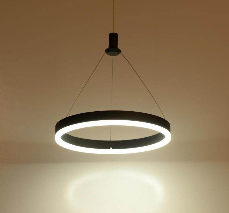 Modern Led Pendant Lamps For Dinning Room Acrylic Round Circle Hanging Lamp Led Dining Room Kitchen Pendant Light