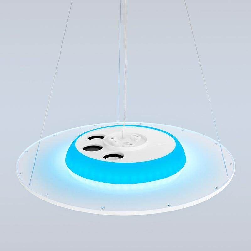 Modern LED Smart Dining Chandelier Bluetooth Speaker Pendant Light RGB Ambient Light APP Remote Control