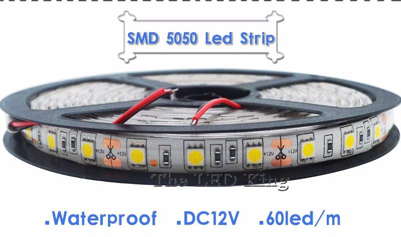 5M or 10M /Pack 2835 SMD More Brighter Than 3528 5050 SMD LED Strip light DC 12V 60LEDs/M Indoor Decorative Tape White Blue Red