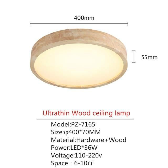 LED Ceiling Light Modern Lamp Panel Living Room Round Lighting Fixture Remote Control
