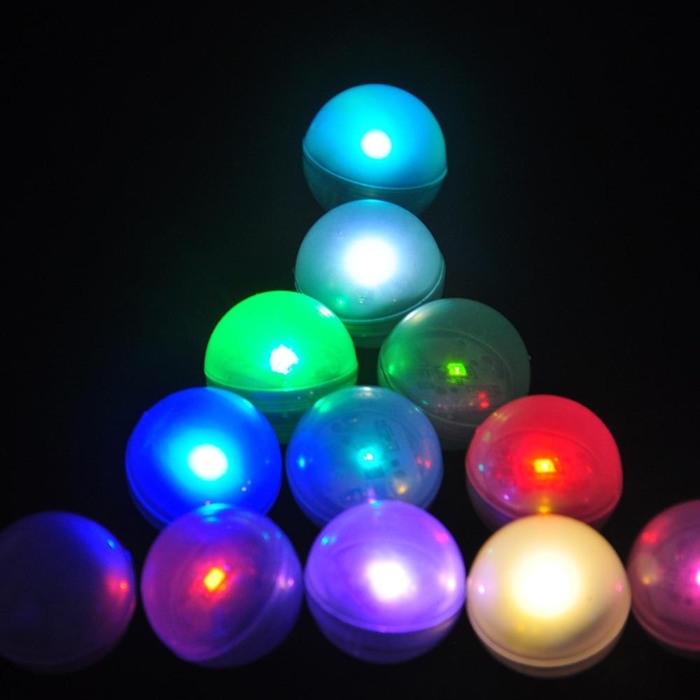 IP68 Waterproof LED Floating Ball Underwater Vase Light RGB Submersible Swimming Pool lights for Wedding Party Baby Shower