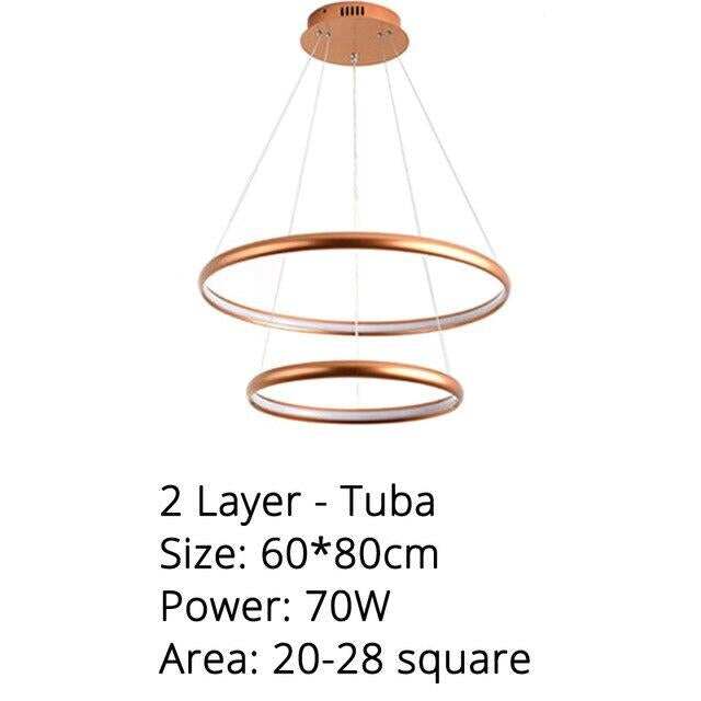 Modern Creative LED Pendant Lights For Living Room Restaurant Bed Room Aluminum Luminaria Lamp
