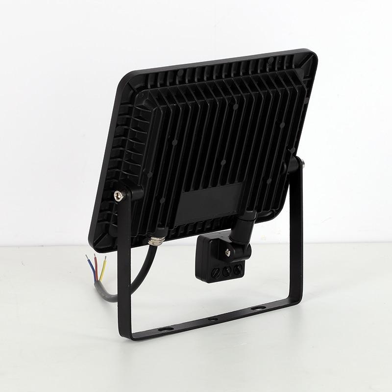 10W 20W 30W 50W 100W Induction Led flood light With Adjustable PIR Sensor floodlight Street Square Outdoor Lighting