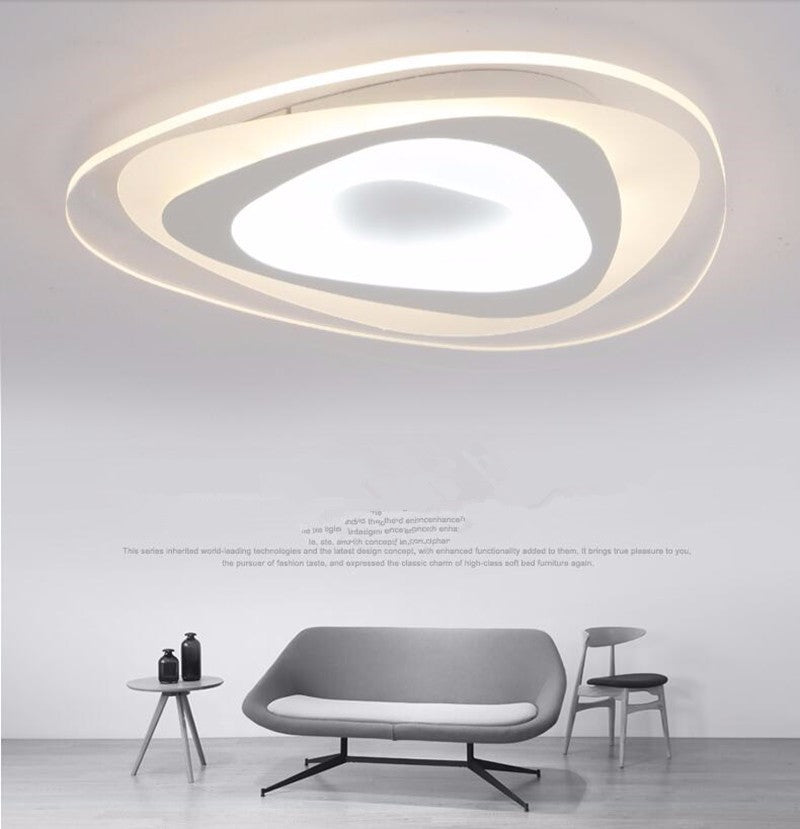 Modern Living Room Nodic Ceiling Lights LED Acrylie Flower Round Lamp Novelty Indoor Lighting Bedroom Light Fixture