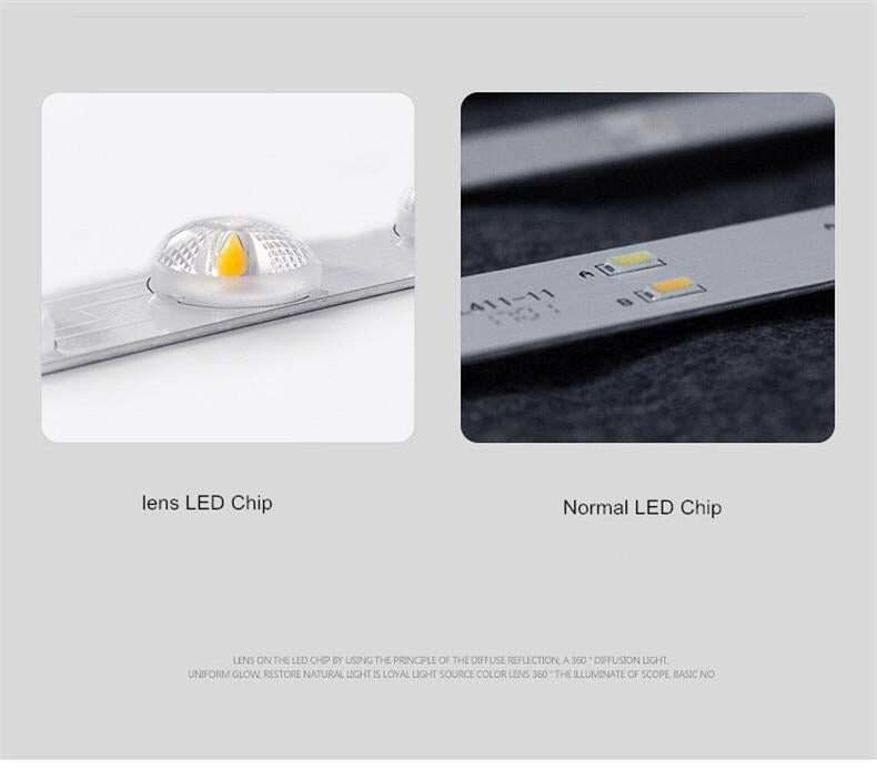 Ultra-thin Square LED Ceiling Lamp Kitchen Light Fixtures Living Room Surface Mount