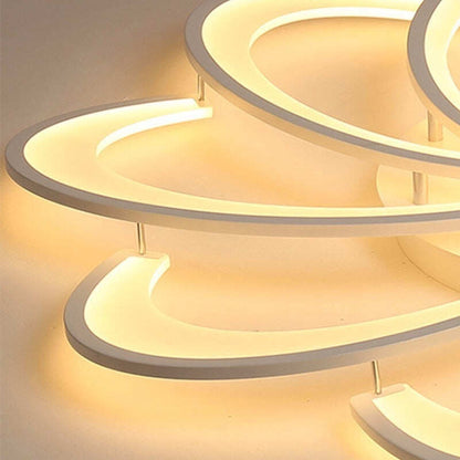 Modern LED White Ceiling Light With Remote Control For Living Room Home Lighting Kitchen Fixtures Bedroom Plafon Lamp Lustre