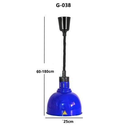 Restaurant Food Insulation Lamp Heating Lamp Commercial Chandelier Single-head Food Insulation Heating Lamp Barbecue Lamp