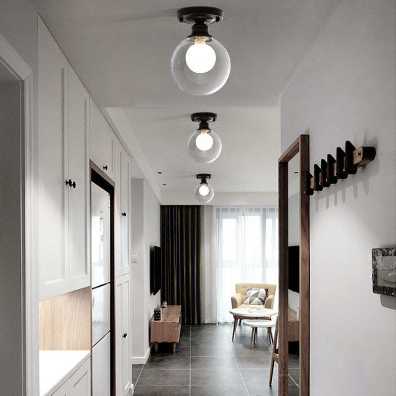 Modern Minimalist Glass Bulb Lamp Ceiling Lamp