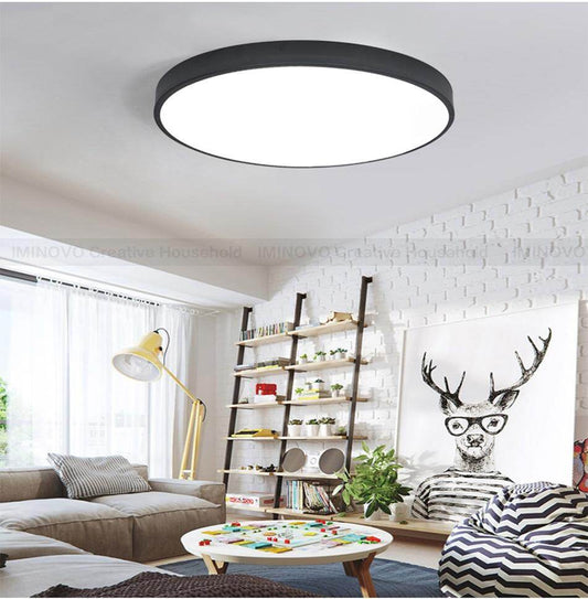 Ultra-Thin 5CM LED Modern Simple Ceiling Light Round Square Lamp For Living Room