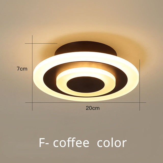 Ceiling Light Modern LED corridor Lamp For bathroom living room round square lighting Home Decorative Fixtures ping