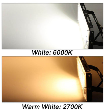2pcs/lot LED Floodlight 100W AC Waterproof Outdoor Lights Lighting Projector LED Flood Light Outside Streetlight Spotlight