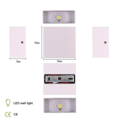 LED Indoor Lighting Wall Lamp Modern Home Lighting Decoration Sconce Aluminum Lamp For Bath Corridor NR-180