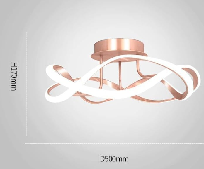 New Light Luxury Bedroom Lamp Room Ceiling Lamp