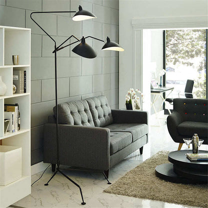 Nordic DaWn Spider Serge Mouille Floor Lamp Modeling Bedroom Industrial standing Lamp Simple Living Room Led Floor Light Fixture