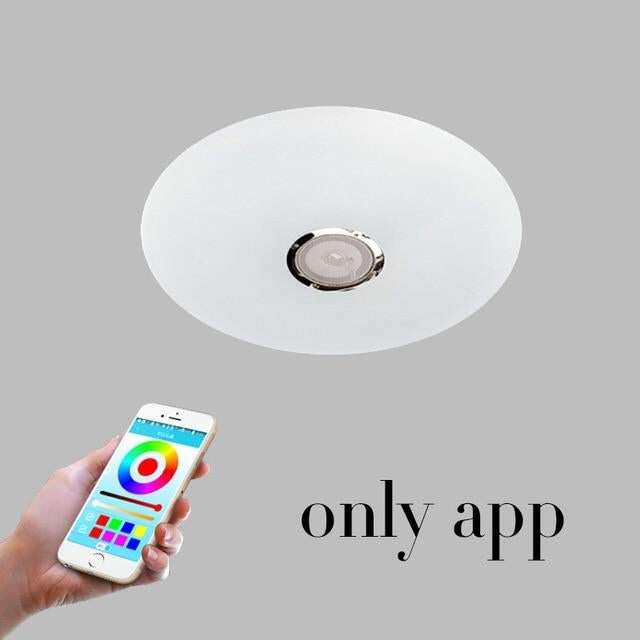 LED ceiling Lights RGB Dimmable 36W APP Remote control Bluetooth Music light bedroom lamps Smart ceiling lamp
