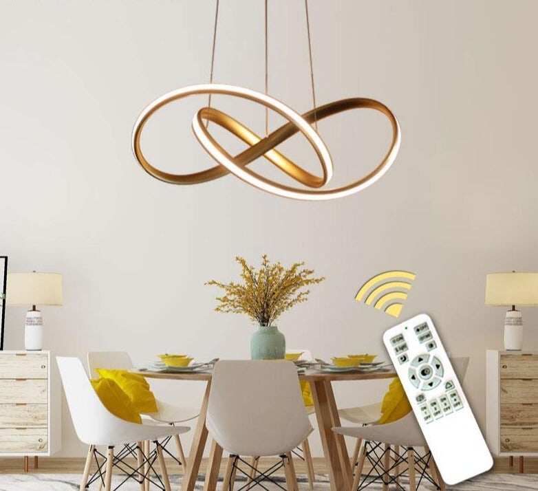 Home Modern LED Pendant Light For Living room Dining Room Hanging Lamps LED Pendant Lamps Ceiling Lamp Fixtures Gold&White&Black