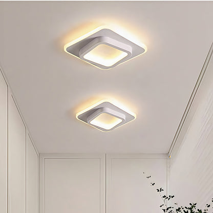 Nordic Creative LED Ceiling Light Modern Simple White Aisle Light Living Room Restaurant Bedroom Luxury Decor Lighting