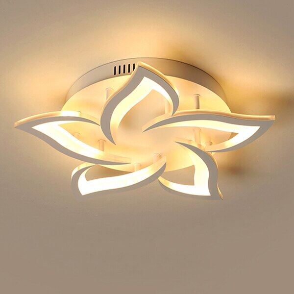 Modern Led Ceiling Lights For Living Room Kitchen Bedroom Kids' Room  Dimmable Lamp Art Deco Fixture With Remote Control
