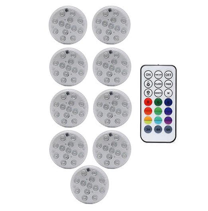 Upgrade Magnet RGB Submersible Light IP68 13LEDs Underwater Night Lamp Outdoor Vase Bowl Pond Swimming Pool Decor Lamp